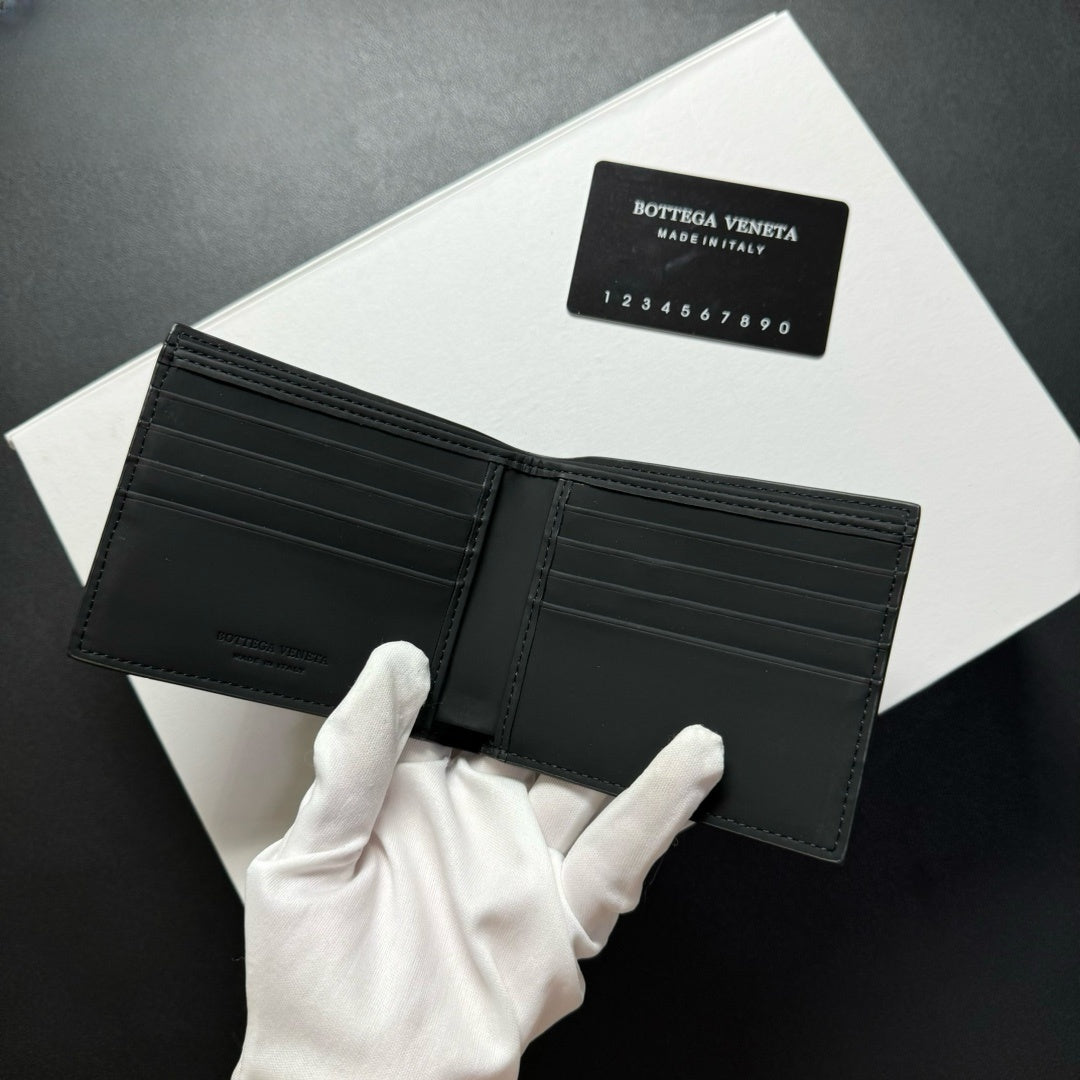 【ボッテガヴェネタ】人気★カセット 二つ折り財布  黒