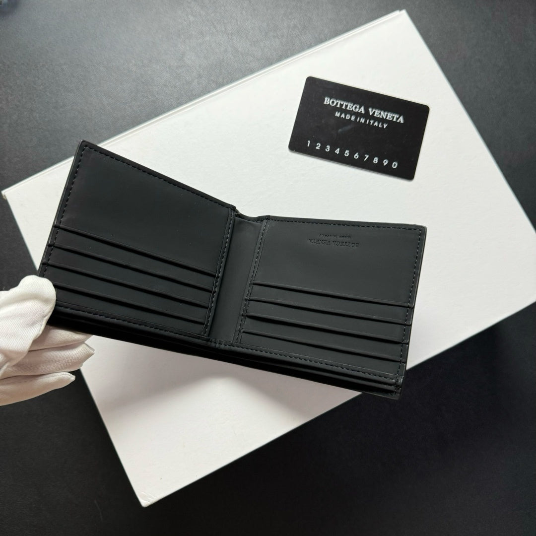 【ボッテガヴェネタ】人気★カセット 二つ折り財布  黒