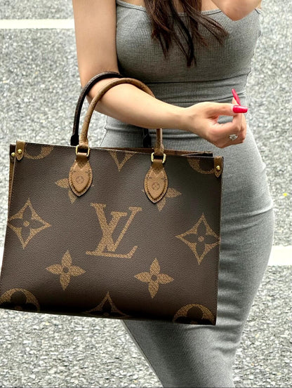 【ルイヴィトン】★お洒落メンズへ★レディース♪オンザゴー MM トートバッグM45321