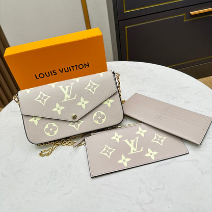 【ルイヴィトン】大人気♪ポシェット　チェーンウォレット7色
