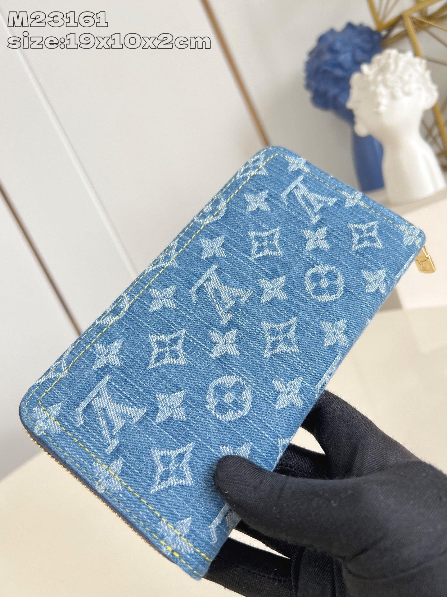 【ルイヴィトン】レアアイテム♪LV× TM ジッピーウォレット デニム チェリー