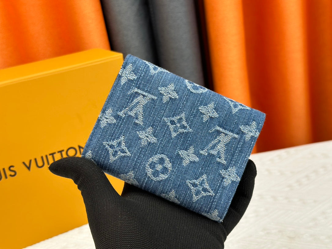 【ルイ・ヴィトン】☆デニム好きにはたまらない☆三つ折り財布 M82959