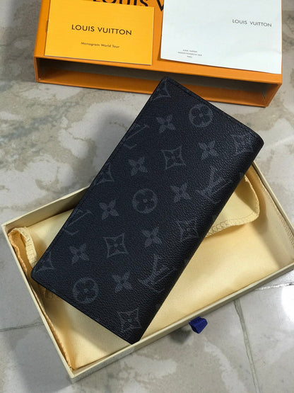 【ルイヴィトン】プレゼントに最適 長財布ブラッザ M61697